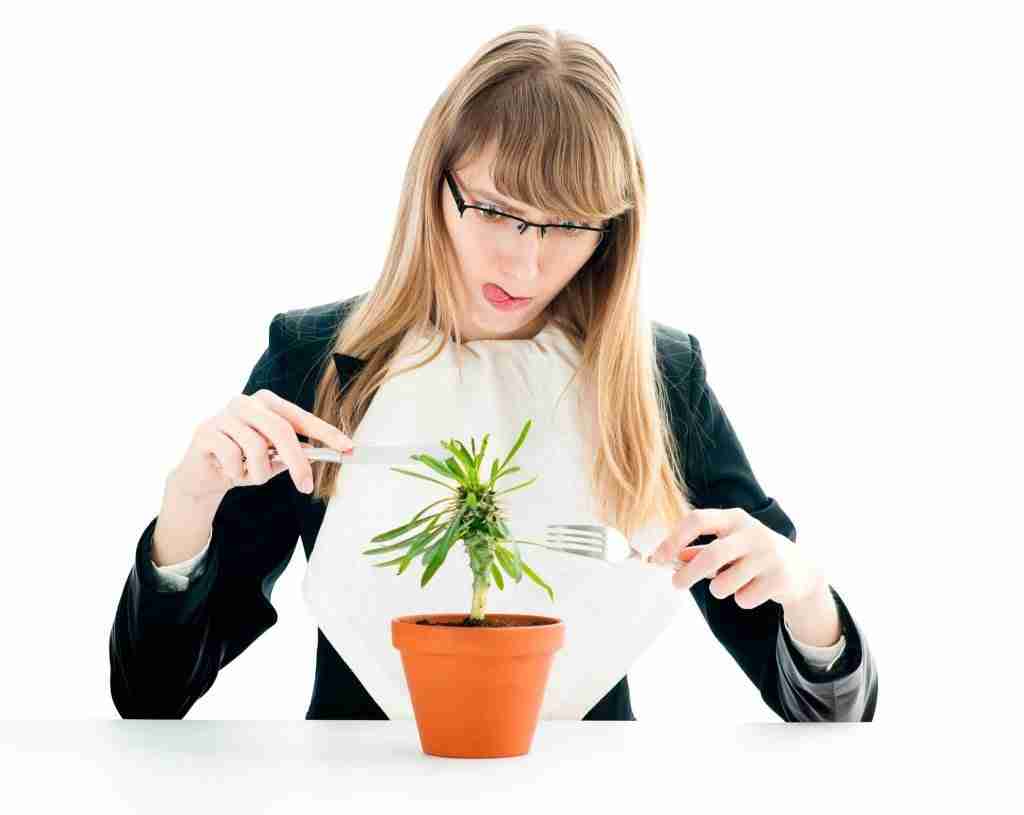 foto ragazza che mangia sano